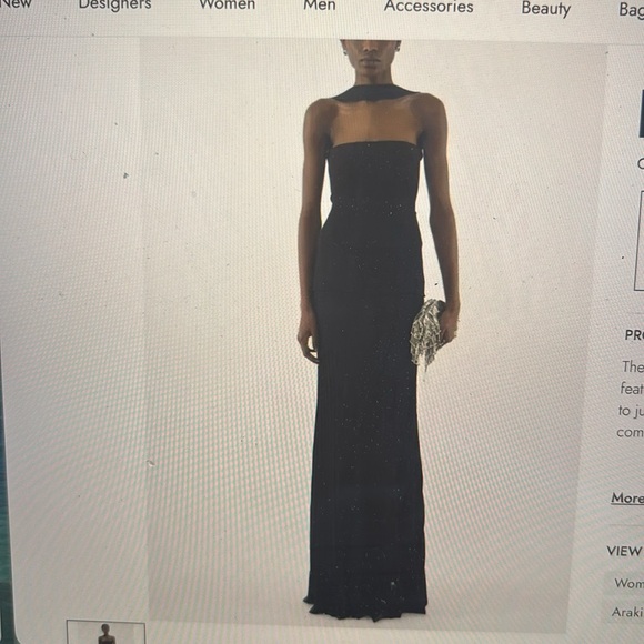 Arakii Dresses & Skirts - Arakii xs Black Pleated Maxi Dress brand new with tags Mel dress sold out